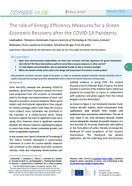 The role of Energy Efficiency Measures for a Green Economic Recovery after the COVID-19 Pandemic