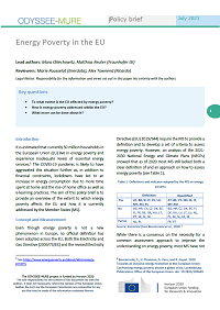 Energy Poverty in the EU