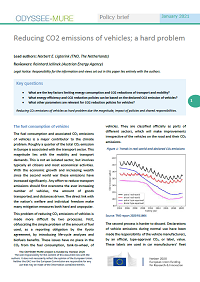 Reducing CO<sub>2</sub> emissions of vehicles; a hard problem